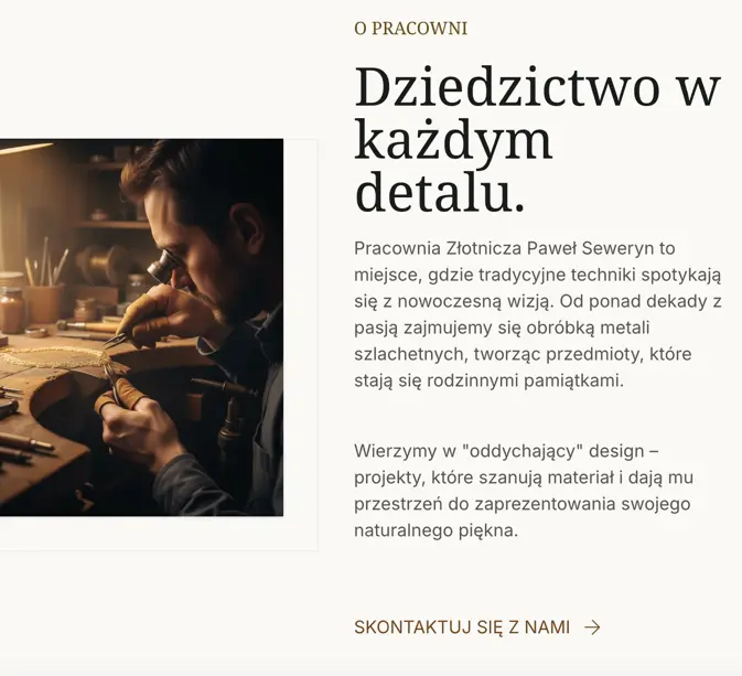 Pracownia Złotnicza: Rzemiosło w Cyfrowym Blasku solution